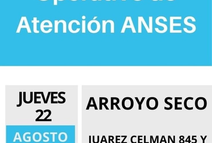 Imagen de Operativo de Atención de ANSES en Arroyo Seco