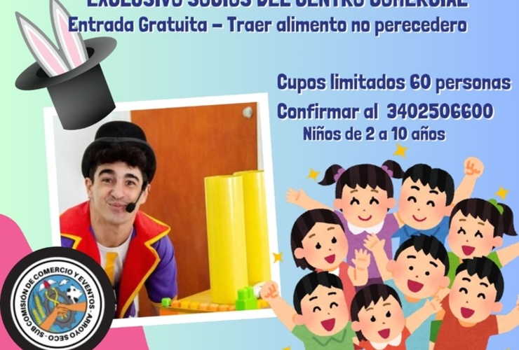 Imagen de Festejo del D&iacute;a de la Ni&ntilde;ez en el Centro Comercial de Arroyo Seco