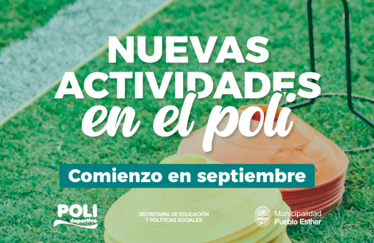 Imagen de Nuevas actividades en el Polideportivo