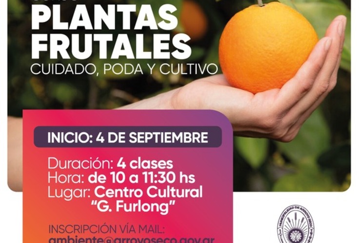 Imagen de Medio Ambiente: ¡Nuevo Curso! Plantas Frutales: Cuidado, Poda y Cultivo!