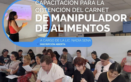 Imagen de Nueva capacitaci&oacute;n para la obtenci&oacute;n del carnet de Manipulador de Alimentos.