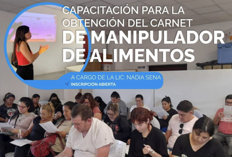 Imagen de Nueva capacitación para la obtención del carnet de Manipulador de Alimentos.