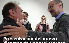 Imagen de Alvear: Pighin recibió al nuevo director de General Motors