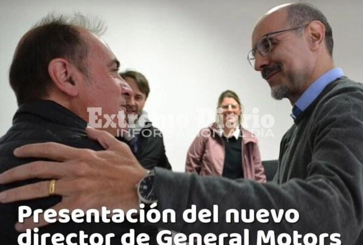 Imagen de Alvear: Pighin recibió al nuevo director de General Motors