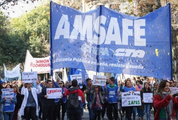 Es el primer gremio en anunciar que realizará un paro para manifestar su desacuerdo con el proyecto. (Alan Monzón/Rosario3) Es el primer gremio en anunciar que realizará un paro para manifestar su desacuerdo con el proyecto. (Alan Monzón/Rosario3)