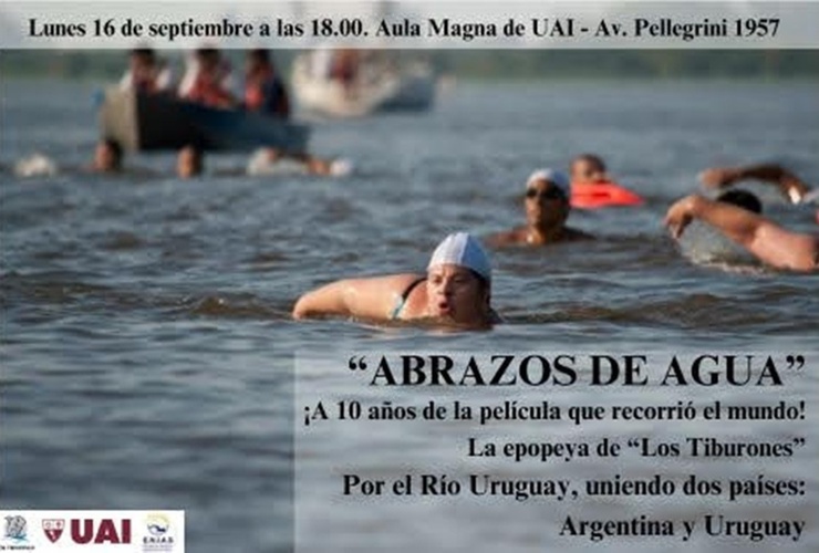 Imagen de "Abrazos de agua" a 10 años del estreno será proyectada en la Universidad Abierta Interamericana