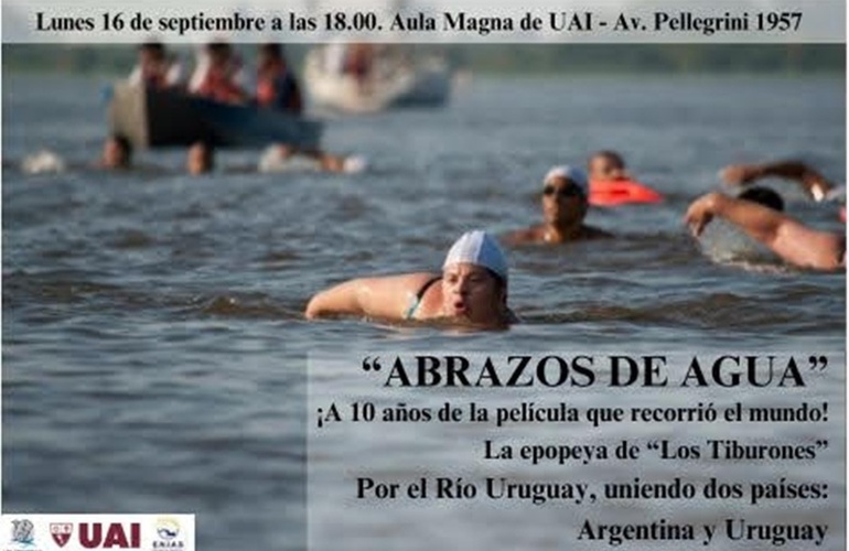 Imagen de "Abrazos de agua" a 10 años del estreno será proyectada en la Universidad Abierta Interamericana