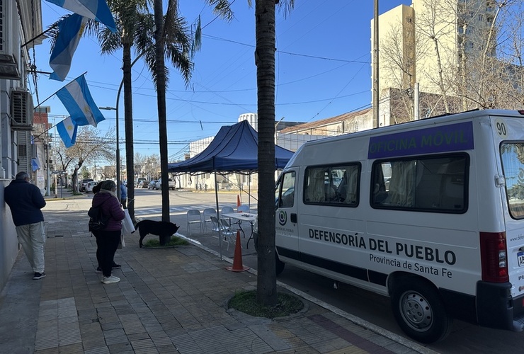 Imagen de La Oficina Móvil de la Defensoria del Pueblo visitó la ciudad.