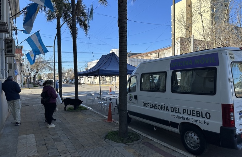 Imagen de La Oficina Móvil de la Defensoria del Pueblo visitó la ciudad.