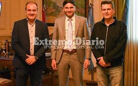 Imagen de Reuni&oacute;n entre Carlos Pighin y Maximiliano Pullaro