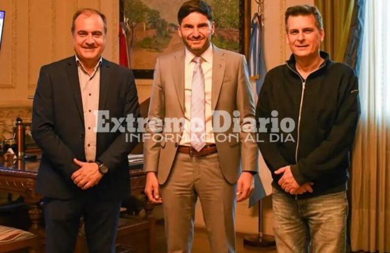 Imagen de Reuni&oacute;n entre Carlos Pighin y Maximiliano Pullaro