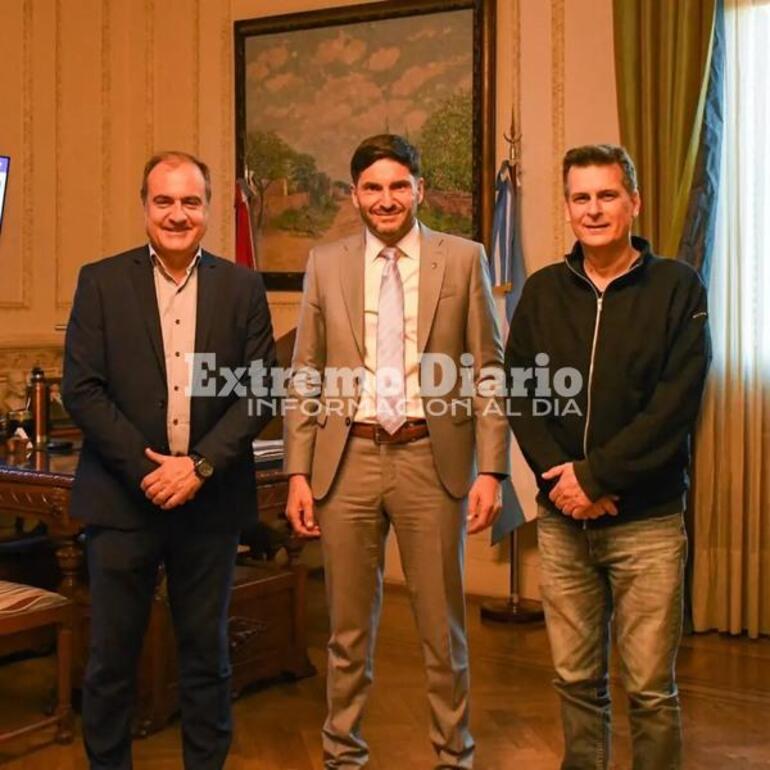 Imagen de Reunión entre Carlos Pighin y Maximiliano Pullaro