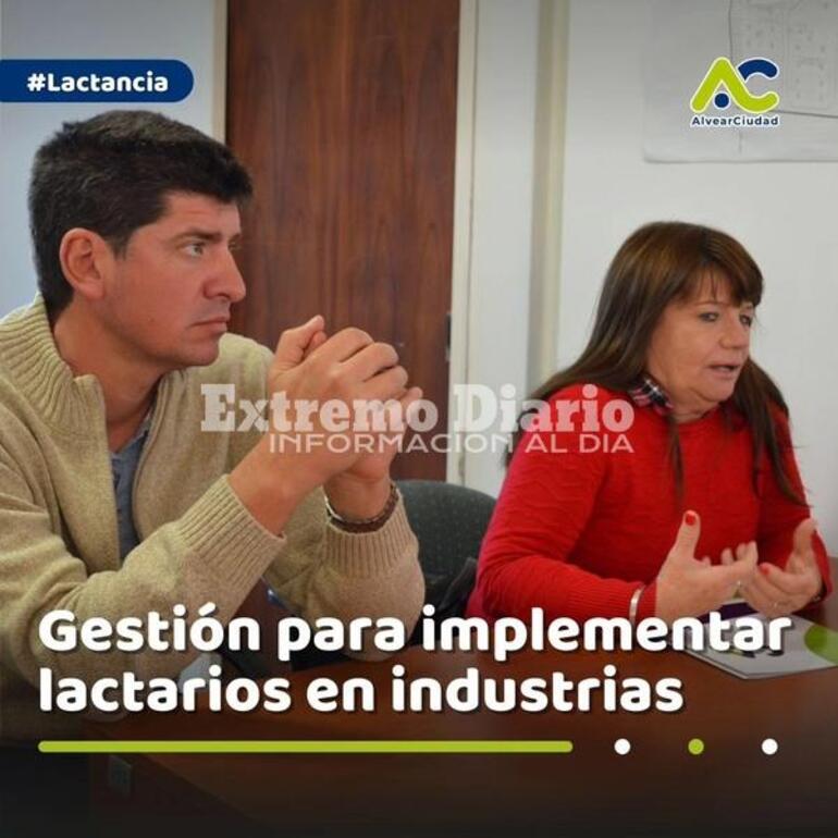 Imagen de Alvear busca crear espacios de lactancia materna en los parques industriales