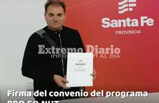 Imagen de La localidad de Alvear se adhirió al programa de promoción social nutricional