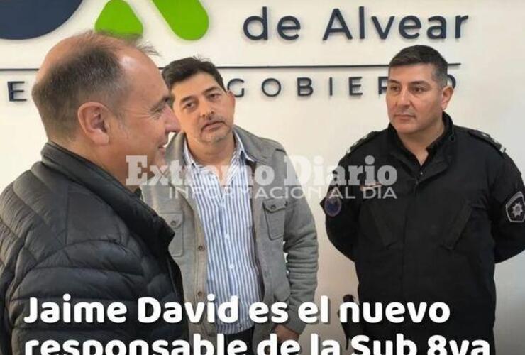 Imagen de Alvear: Jaime David y Mauro Garais estarán al frente de la Policía local.