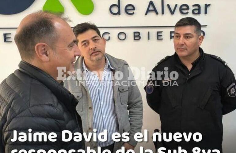 Imagen de Alvear: Jaime David y Mauro Garais estarán al frente de la Policía local.