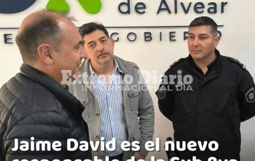 Imagen de Alvear: Jaime David y Mauro Garais estarán al frente de la Policía local.