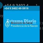 Foto: captura de pantalla enviada por el denunciante.