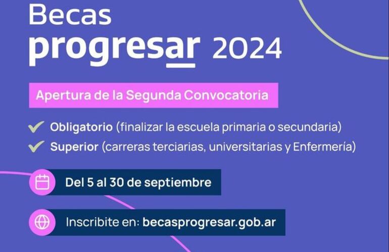 Imagen de Abre nueva convocatoria a Becas Progresar