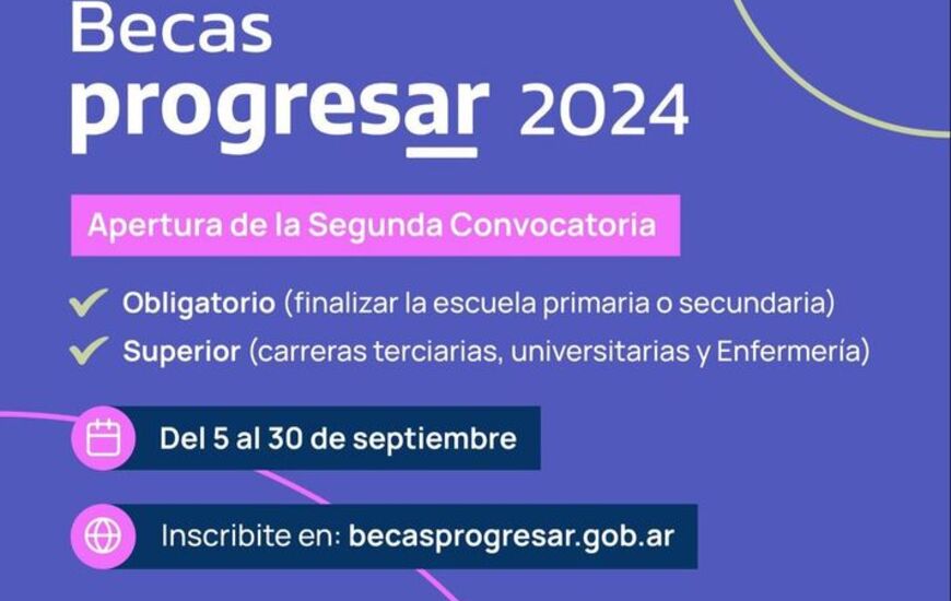 Imagen de Abre nueva convocatoria a Becas Progresar