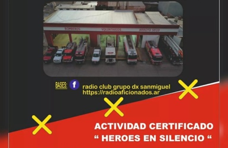 Imagen de &iexcl;Atenci&oacute;n Radio Aficionados!: Actividad por el 44&deg; aniversario del cuartel de Bomberos