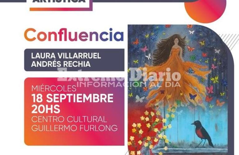 Imagen de Se presentará la muestra Confluencia de Laura Villarruel y Andrés Rechia en el Centr Cultural