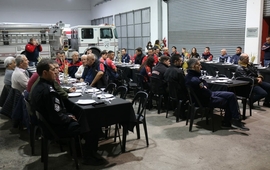 Imagen de Bomberos celebró su 44° aniversario con una cena de camaradería