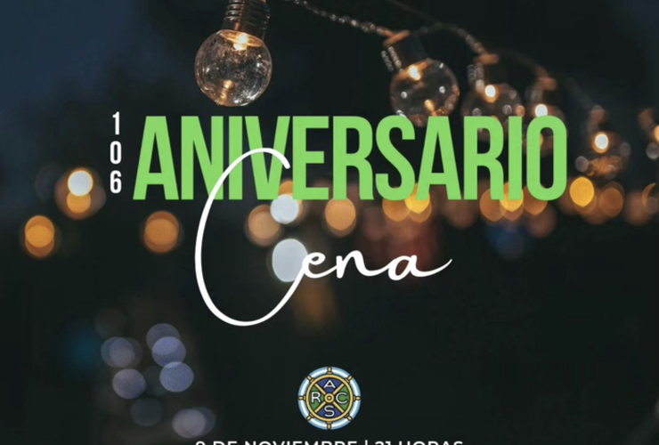Imagen de El Rowing Club har&aacute; su Cena Aniversario 106, el 9 de Noviembre.