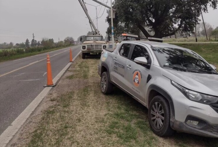 Imagen de La Comuna de Pavón realizó tareas de poda preventiva para evitar riesgos y accidentes