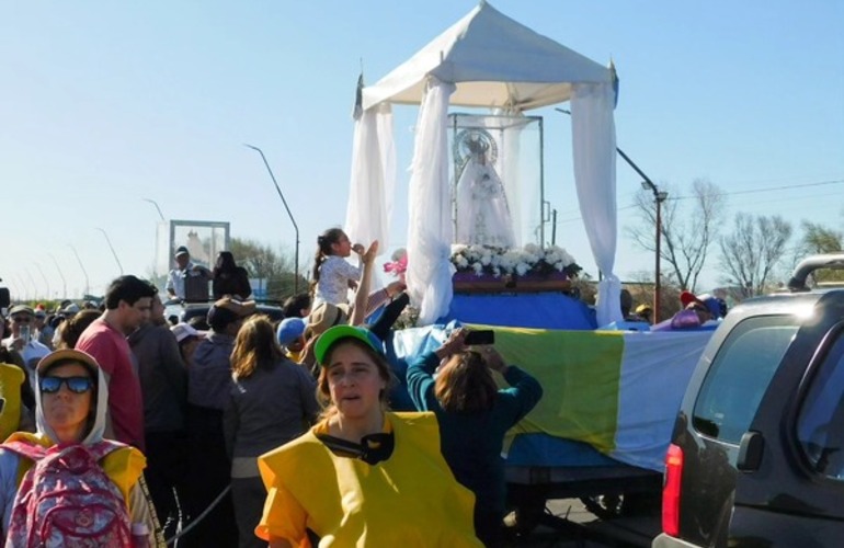 Imagen de Alvear recibió a la Virgen en el marco de la 29° Peregrinación Rosario - San Nicolás