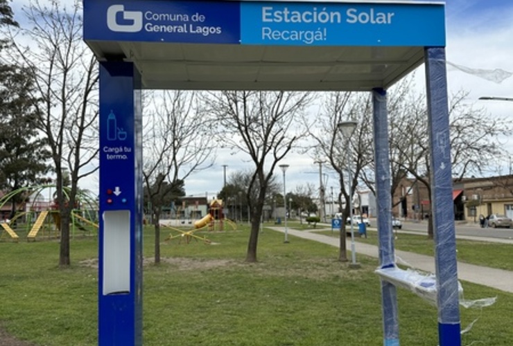 Imagen de Se instalaron Estaciones Solares en la localidad.