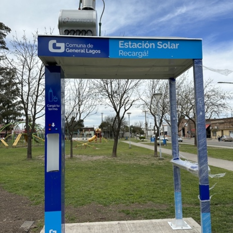 Imagen de Se instalaron Estaciones Solares en la localidad.