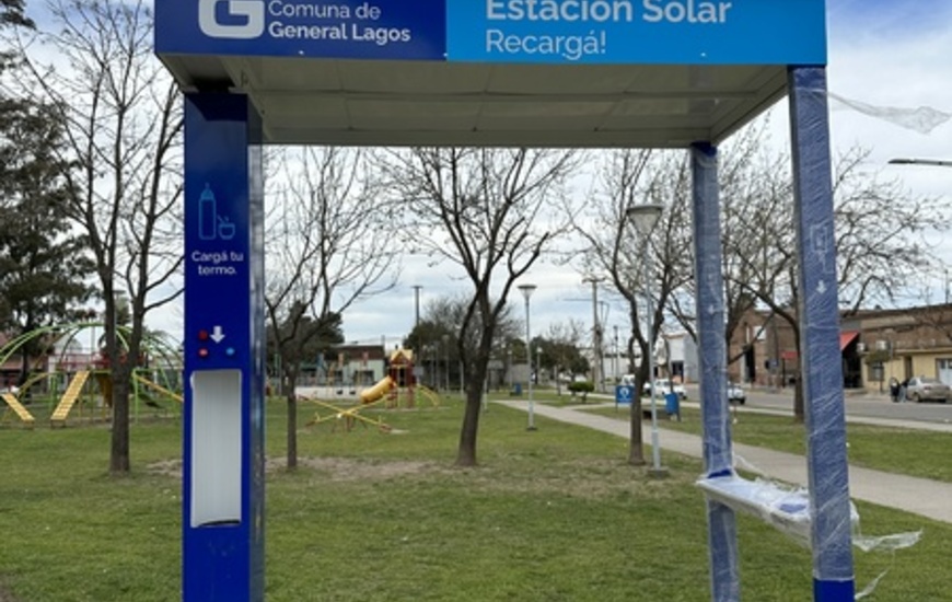 Imagen de Se instalaron Estaciones Solares en la localidad.