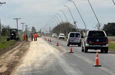 Imagen de Continúa la obra de repavimentación del acceso San José.