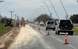 Imagen de Contin&uacute;a la obra de repavimentaci&oacute;n del acceso San Jos&eacute;.