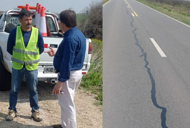 Los trabajos comenzaron en el tramo Albarellos - Autopista (Arroyo Seco).