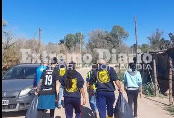 Imagen de Arroyo Seco: Acciones solidarias de la filial de Rosario Central