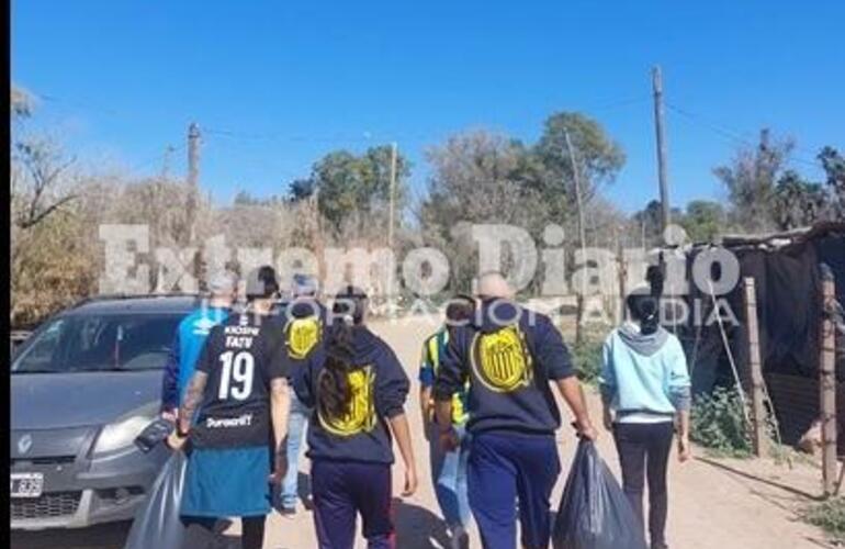 Imagen de Arroyo Seco: Acciones solidarias de la filial de Rosario Central