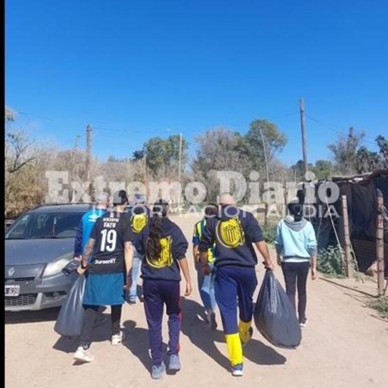 Imagen de Arroyo Seco: Acciones solidarias de la filial de Rosario Central