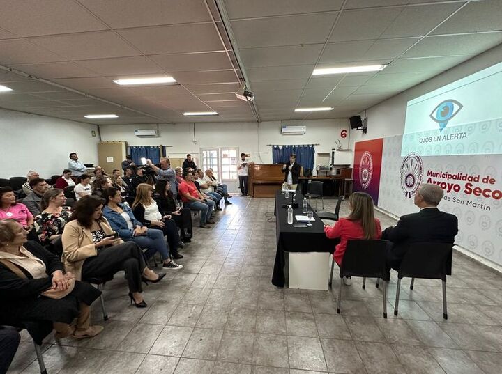 La presentación fue hoy en el SUM del Centro Cultural.