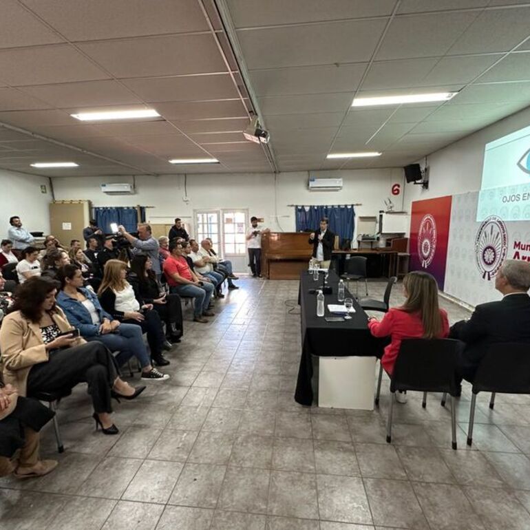 La presentación fue hoy en el SUM del Centro Cultural.