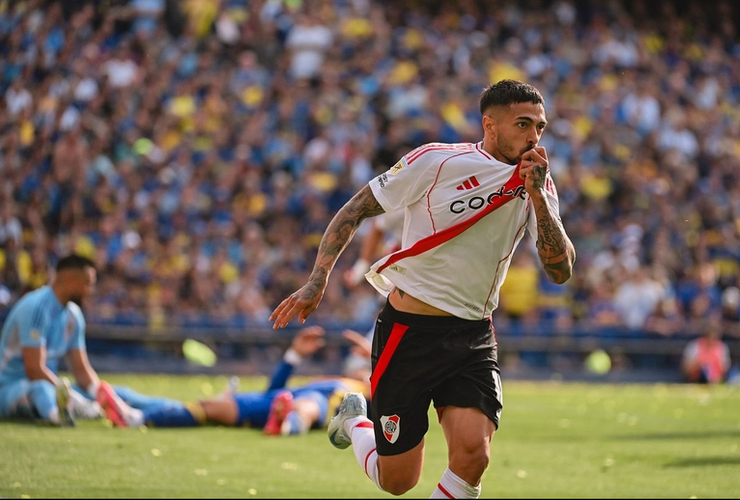 Imagen de River Plate venció 1-0 a Boca Juniors en el Súperclásico.