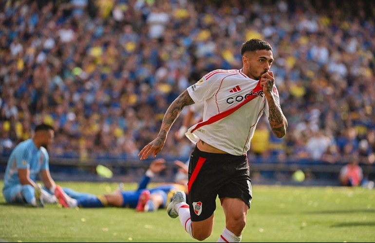 Imagen de River Plate venció 1-0 a Boca Juniors en el Súperclásico.