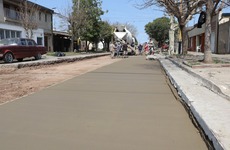 Imagen de Avanza la reconstrucción del pavimento en calle San Nicolás al 500