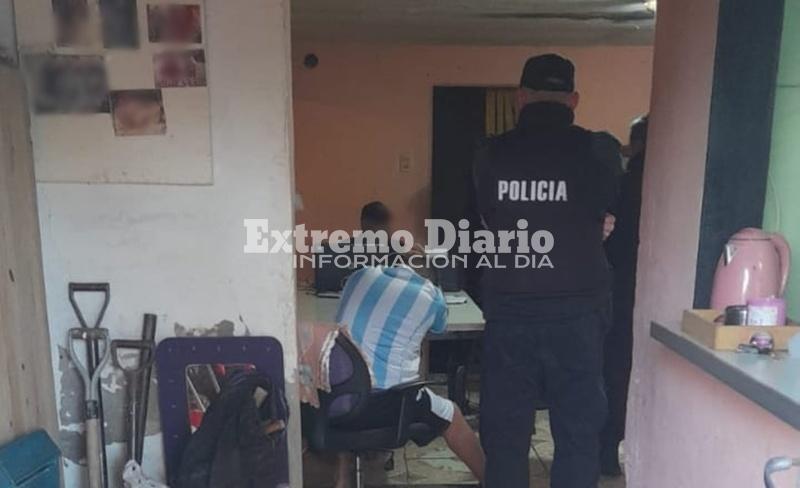Imagen de Result&oacute; detenido durante allanamiento en VGG por un robo en M&aacute;ximo Paz