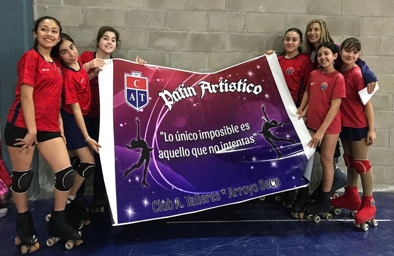 Imagen de Hist&oacute;rico: Patinadoras de Talleres competir&aacute;n por primera vez.