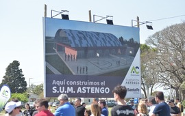 Imagen de Alvear present&oacute; el nuevo SUM y el Campus Educativo "Astengo" en el marco de la 11&deg; marat&oacute;n de sus Fiestas Patronales