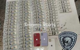 Durante el procedimiento, Comando le incaut&oacute; al sospechoso 6.500 billetes de moneda extrajera.