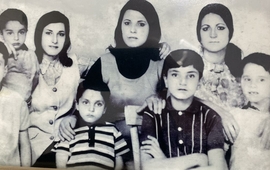 Hanna, Nizar, Joseph, George, Hamid, y la mam&aacute; Mahassen Feda Esper.