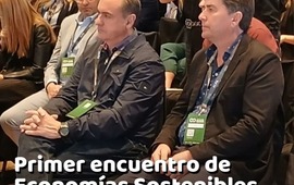 Imagen de Alvear presente en encuentro sobre cambio climático en Rosario